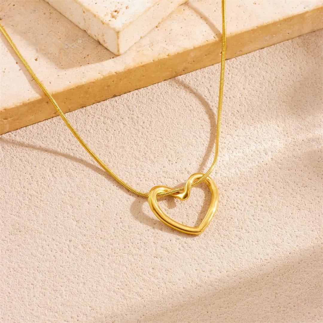 Gold Plated Heart Pendant