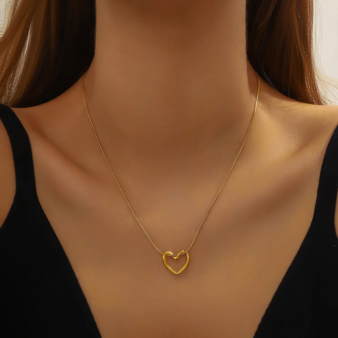 Gold Plated Heart Pendant