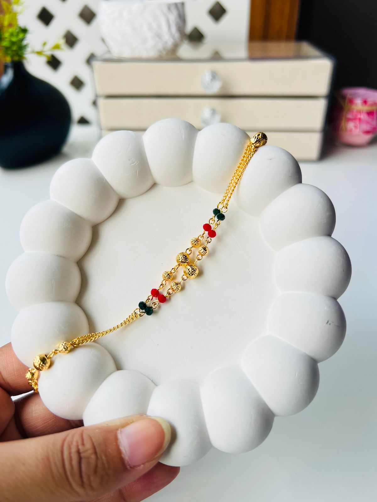 GAURI GOLD PLATED BRACELET