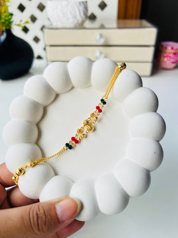 GAURI GOLD PLATED BRACELET