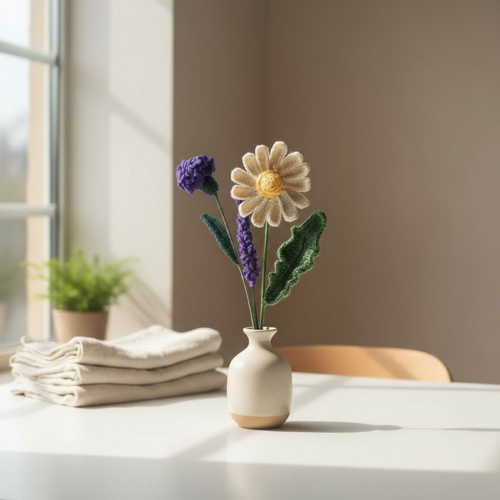 LAVENDER AND DAISY FLOWER